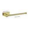 2 Pack Paper Towel Holder Wall Mount, Brushed gold Paper Towel Holder Under Cabinet, Self Adhesive Paper Towel Holders, Kitchen Towel Holder for Kitch
