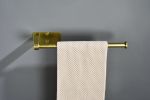 2 Pack Paper Towel Holder Wall Mount, Brushed gold Paper Towel Holder Under Cabinet, Self Adhesive Paper Towel Holders, Kitchen Towel Holder for Kitch