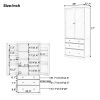 [Assembly Video Provided]TOPMAX 77inch Farmhouse Kitchen Pantry, Freestanding Tall Cupboard Storage Cabinet with 3 Adjustable Shelves, 8 Door Shelves,