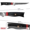 Qulajoy VG10 Chef Knife, 67-Layers Japanese Damascus Knife, 8 Inch Kitchen Knife With Ergonomic Handle, Razor Slicing Knife For Meat, Vegetable