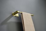 2 Pack Paper Towel Holder Wall Mount, Brushed gold Paper Towel Holder Under Cabinet, Self Adhesive Paper Towel Holders, Kitchen Towel Holder for Kitch