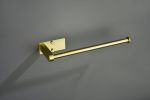 2 Pack Paper Towel Holder Wall Mount, Brushed gold Paper Towel Holder Under Cabinet, Self Adhesive Paper Towel Holders, Kitchen Towel Holder for Kitch