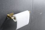 2 Pack Paper Towel Holder Wall Mount, Brushed gold Paper Towel Holder Under Cabinet, Self Adhesive Paper Towel Holders, Kitchen Towel Holder for Kitch