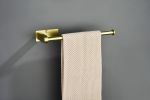 2 Pack Paper Towel Holder Wall Mount, Brushed gold Paper Towel Holder Under Cabinet, Self Adhesive Paper Towel Holders, Kitchen Towel Holder for Kitch
