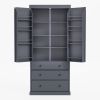 [Assembly Video Provided]TOPMAX 77inch Farmhouse Kitchen Pantry, Freestanding Tall Cupboard Storage Cabinet with 3 Adjustable Shelves, 8 Door Shelves,